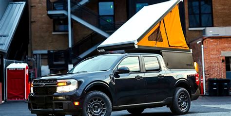 Go Overlanding With This 7700 Pop Up Tent For The Ford Maverick