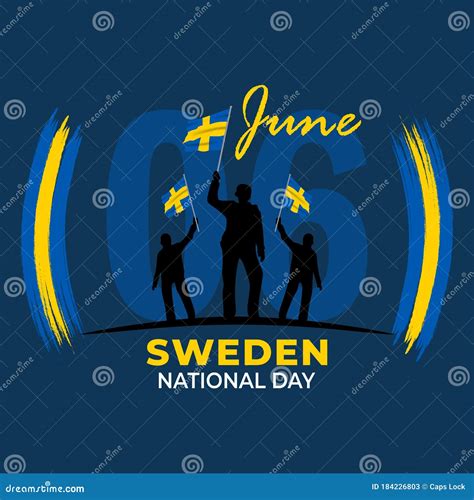 National Day Of Sweden Swedish Sveriges Nationaldag Celebrated