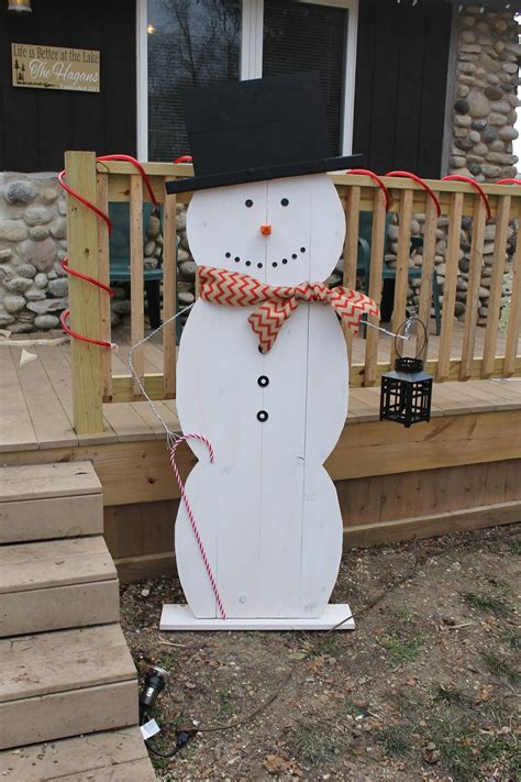 Life Size Snowman Diy Outdoor Winter Decor Outnumbered 3 To 1