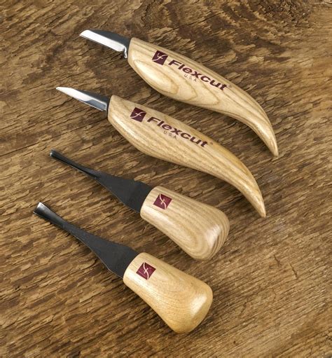 4 Pc Flexcut Carving Set Lee Valley Tools