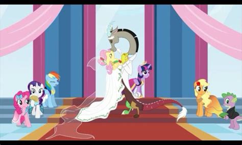 Fluttercord Wedding From Episode 10 Of Bride Of Discord Fluttershy 포켓몬