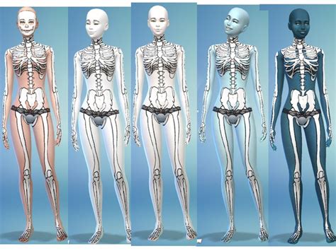 Skeleton Skintone The Sims 4 Sims4 Clove Share Asia Tổng Hợp Custom