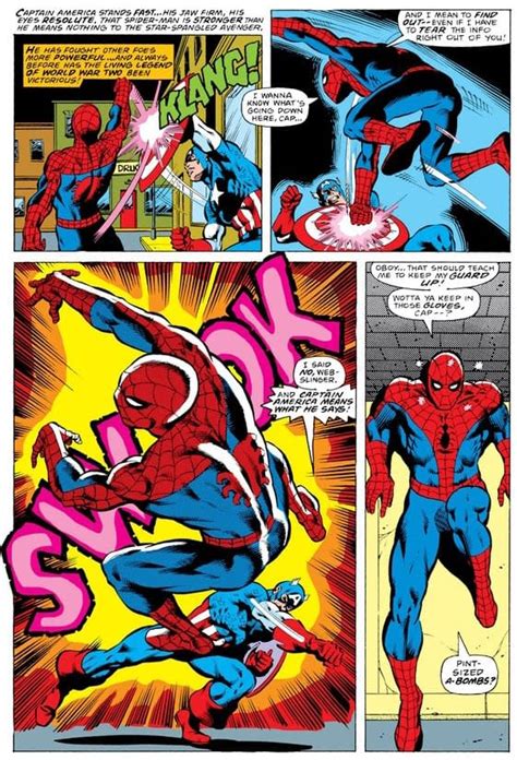 Tomorrow Spider Man Vs Captain America Like Never Before Spoilers