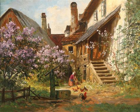 Alois Arnegger Romantic Landscape Painter Tuttart Pittura