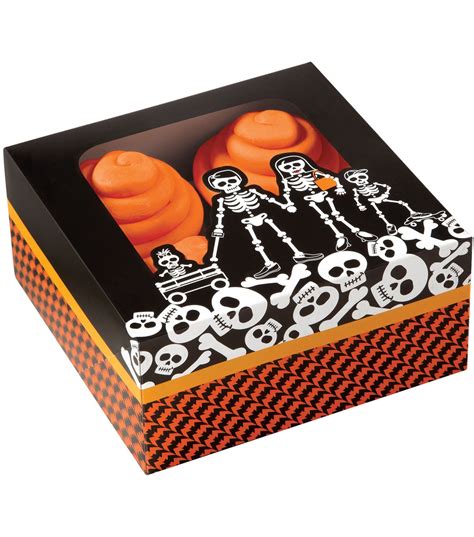 Wilton Cupcake Bakery Box 3pkg Graveyard Cupcake Boxes Halloween