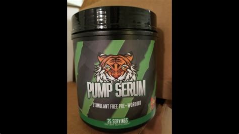 Best Stim Free Pre Workout Supplement Pump Serum Review