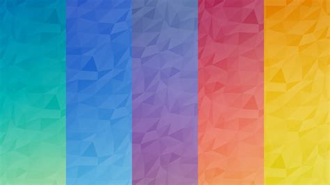 Green Blue Purple Red And Yellow Panel Artwork Hd Wallpaper