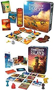 An unrelenting storm, disastrous sand dunes, and a blistering desert sun — forbidden desert is an incredibly challenging board game that will. Amazon.com: Gamewright Forbidden Island and Forbidden ...