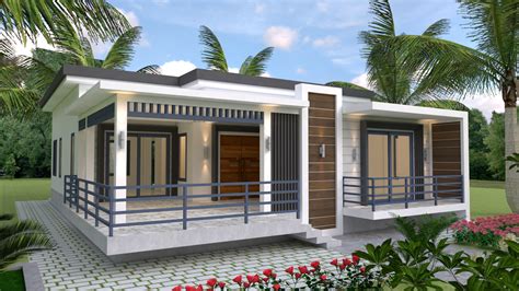 Sketchup Home Design Plan 10x13m With 3 Bedrooms Samphoascom