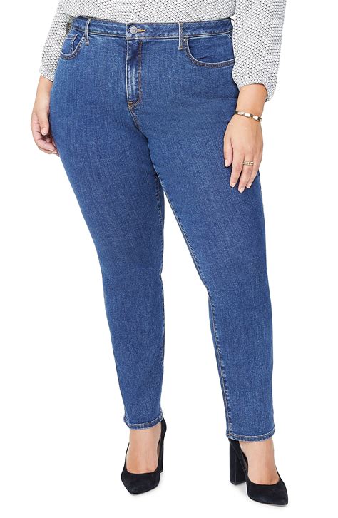 Nydj Sheri Slim Jeans In Blue Lyst