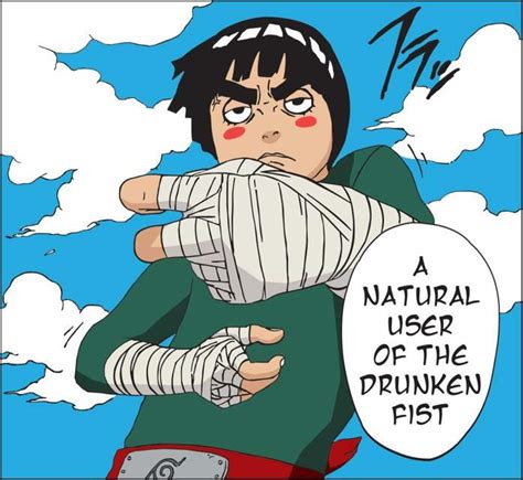 rock lee s drunken fist wiki anime amino