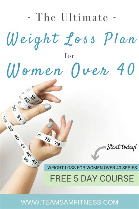 The Ultimate Weight Loss Plan For Women Over 40