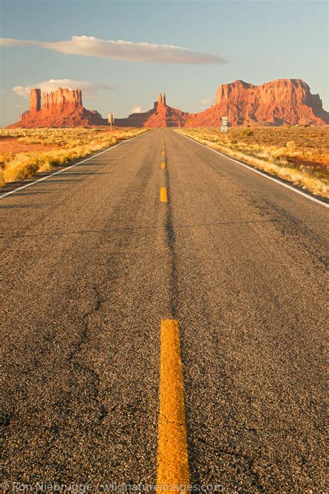 Highway 163 And Monument Valley Ron Niebrugge Photography