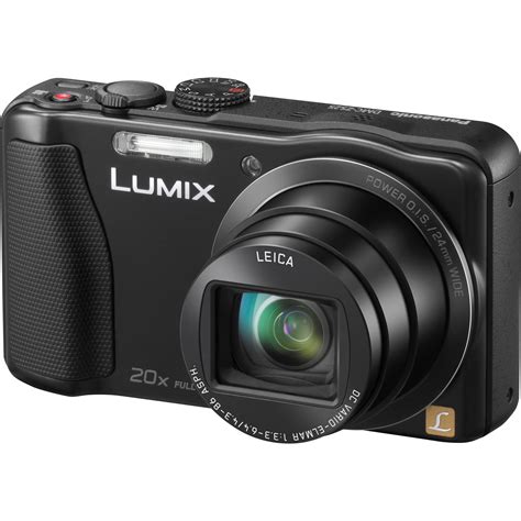 Panasonic Lumix Dmc Zs25 Digital Camera Black Dmc Zs25k Bandh