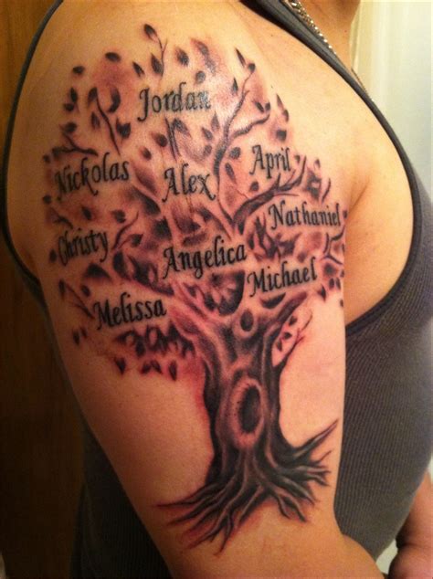 50+ Family Tree Tattoos Ideas and Designs that are Forever - Tats 'n
