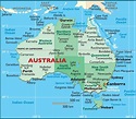 Printable Map Of Australia With States And Capital Cities - Printable ...
