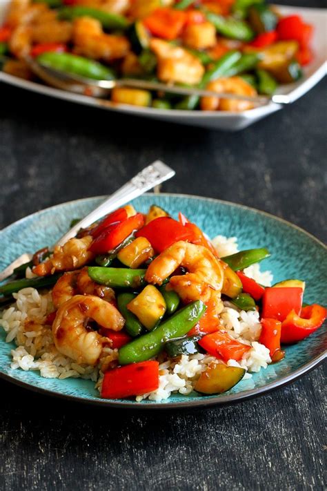 Add the squash and a pinch of salt. Shrimp & Vegetable Stir Fry with Jasmine Rice - Cookin Canuck