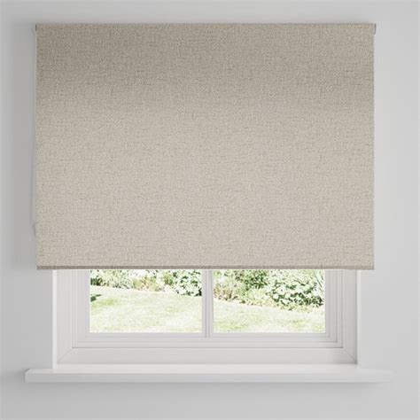 Crayton Natural Blackout Roller Blind Dunelm