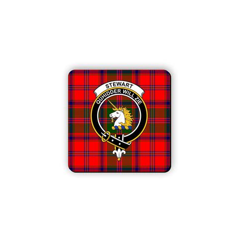 Stewart Of Appin Scottish Clan Tartan Motto Crest Rubber Etsy Canada