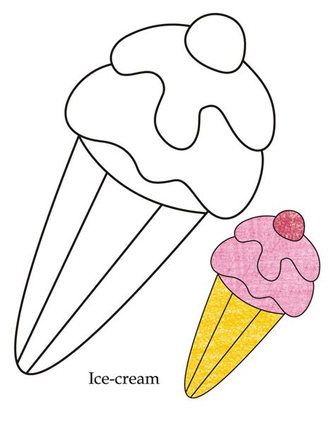 level ice cream coloring page    level ice cream