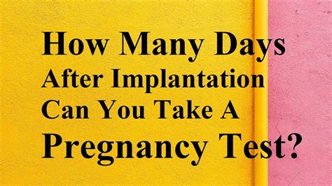 How Long After Implantation Bleeding Can I Take A Test Img Abby