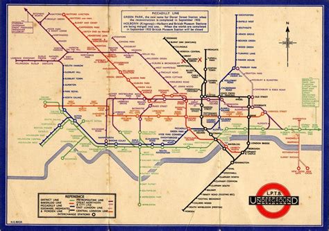 Hc Beck London Underground Map Color Grouping With Images London
