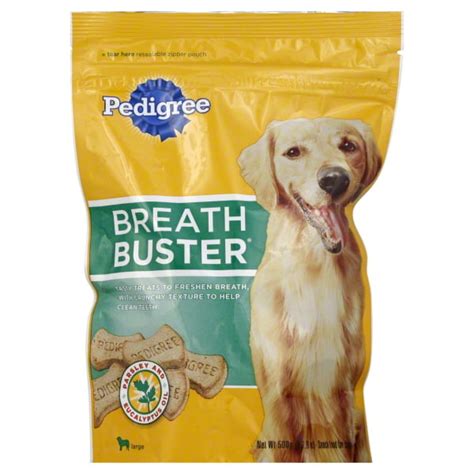 Pedigree Breath Buster Snack Food For Dogs With Eucalyptus Oil And