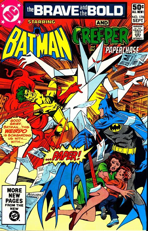 Brave And Bold Cover Batman Comic Book Cover Batman