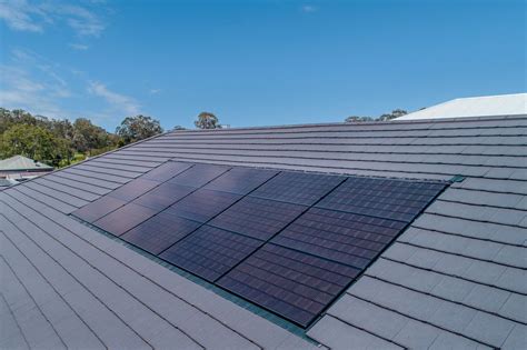 Monier Roofings Inlinesolar Integrated Solar Panels Allow For A