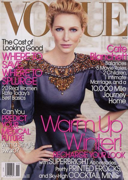 Cate Blanchett Throughout The Years In Vogue Vogue Magazine Vogue