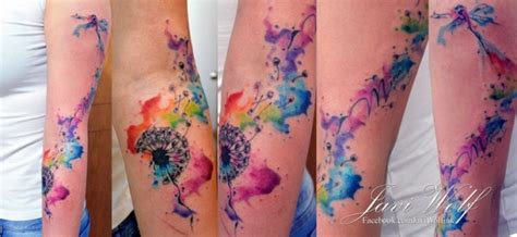 15 Epic Watercolor Dandelion Tattoo 24 Gorgeous Dandelion 🌾