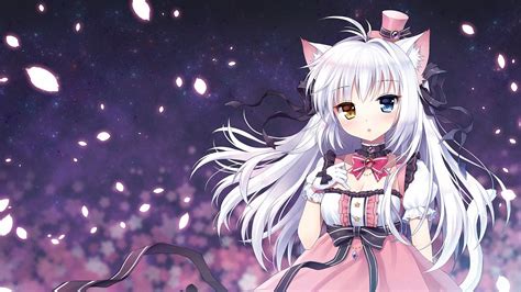 Anime Neko Girl Wallpapers On Wallpaperdog