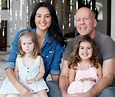 America’s action star Bruce Willis and his family