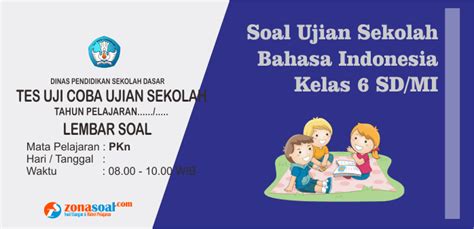 Soal Latihan Ujian Sekolah (US) PKn SD/MI Terbaru Tahun ...