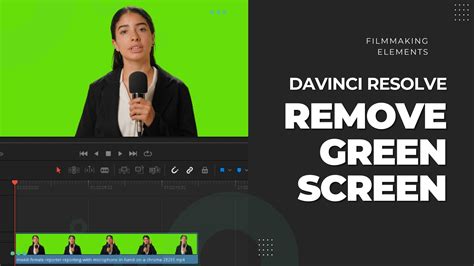 How To Remove Green Screen In Davinci Resolve 3 Methods
