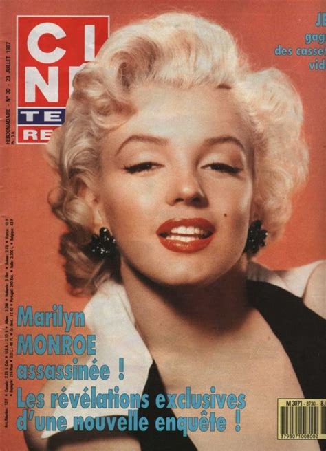 marilyn monroe magazine cover cine tele revue marilyn monroe couverture de magazine