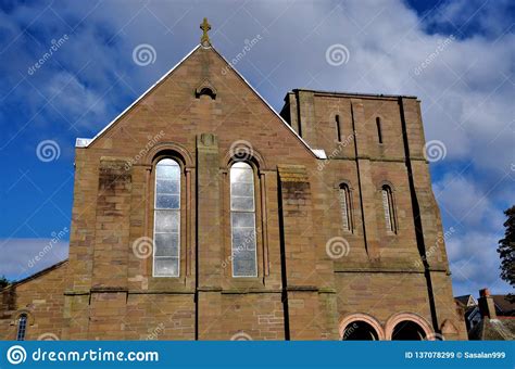 Landmarks Of Scotland Carnoustie Church Stock Image Image Of Spire