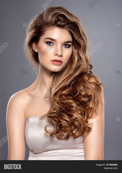 Young Brown Haired Image And Photo Free Trial Bigstock