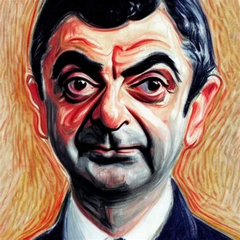 A Very Detailed Portrait Of Rowan Atkinson Art By Stable Diffusion