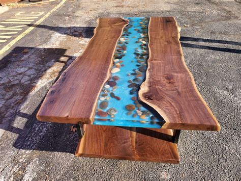 Epoxy Resin Tables Nj River And Waterfall Styles