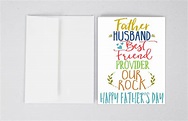Husband Card Husband Father's Day Card Father's Day