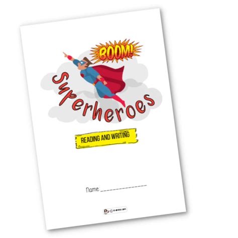 Superheroes Reading And Writing Worksheet Teach Academy