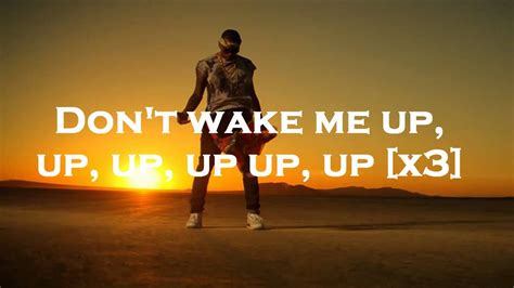 Chris Brown Dont Wake Me Up Lyrics Youtube