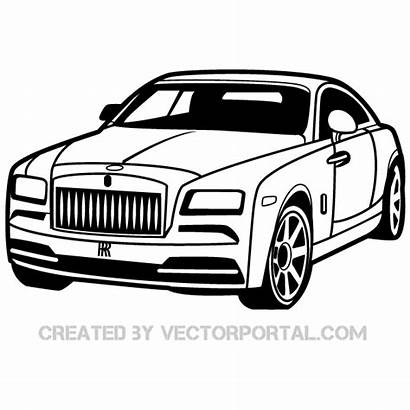 Royce Rolls Clip Vector Clipart Cars Vectors