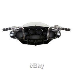 Our radiused sweeping style brought a fresh new revision of the ape hanger style. 1 1/4 Chrome 14 Ape Hanger Bar Kit 2008-2013 Harley ...