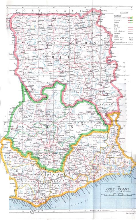 Large Detailed Map Of Ghana Ghana Large Detailed Map Of