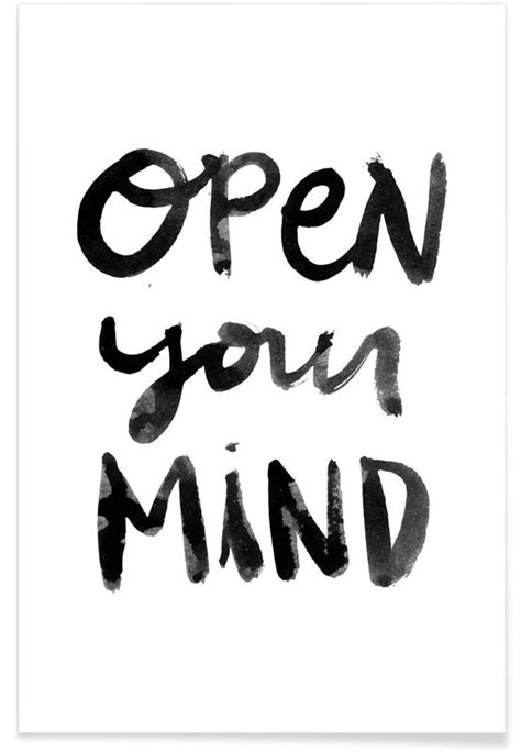 Open Your Mind Poster Juniqe