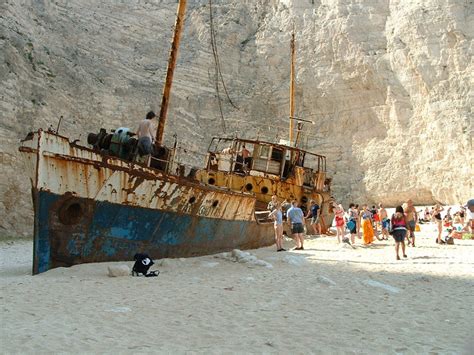 Mother Nature Navagio Or Shipwreck Beach In Greece