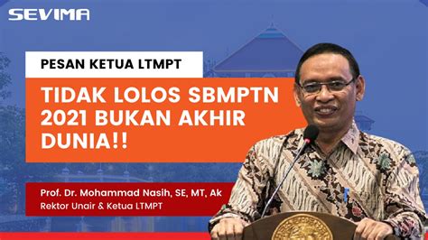 Gagal Sbmptn Berikut Tips Anti Galau Ala Ketua Ltmpt Sevima