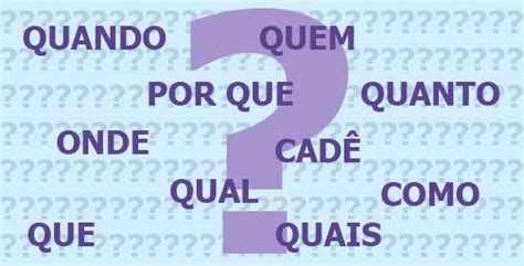 Pronombres Interrogativos En Portugués Lección 1 Caminhos
